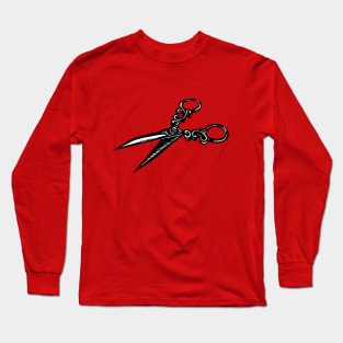 Victorian Scissors Long Sleeve T-Shirt